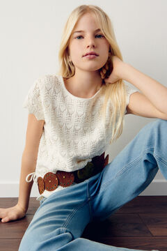 Conjunto de top e jeans