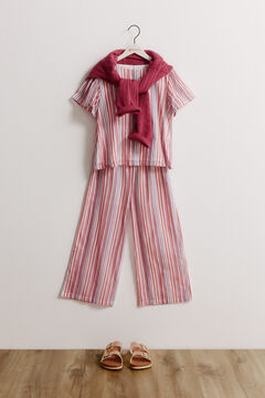 Conjunto de blusa, pantal&oacute;n y cardigan