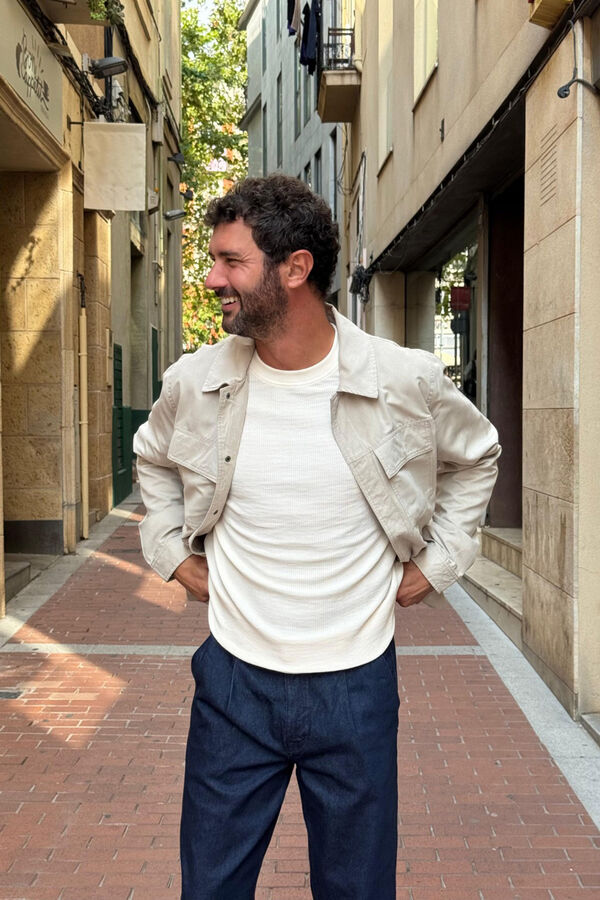 Jacket, jeans and t-shirt set