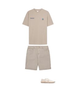 Shorts, t-shirt and espadrille set