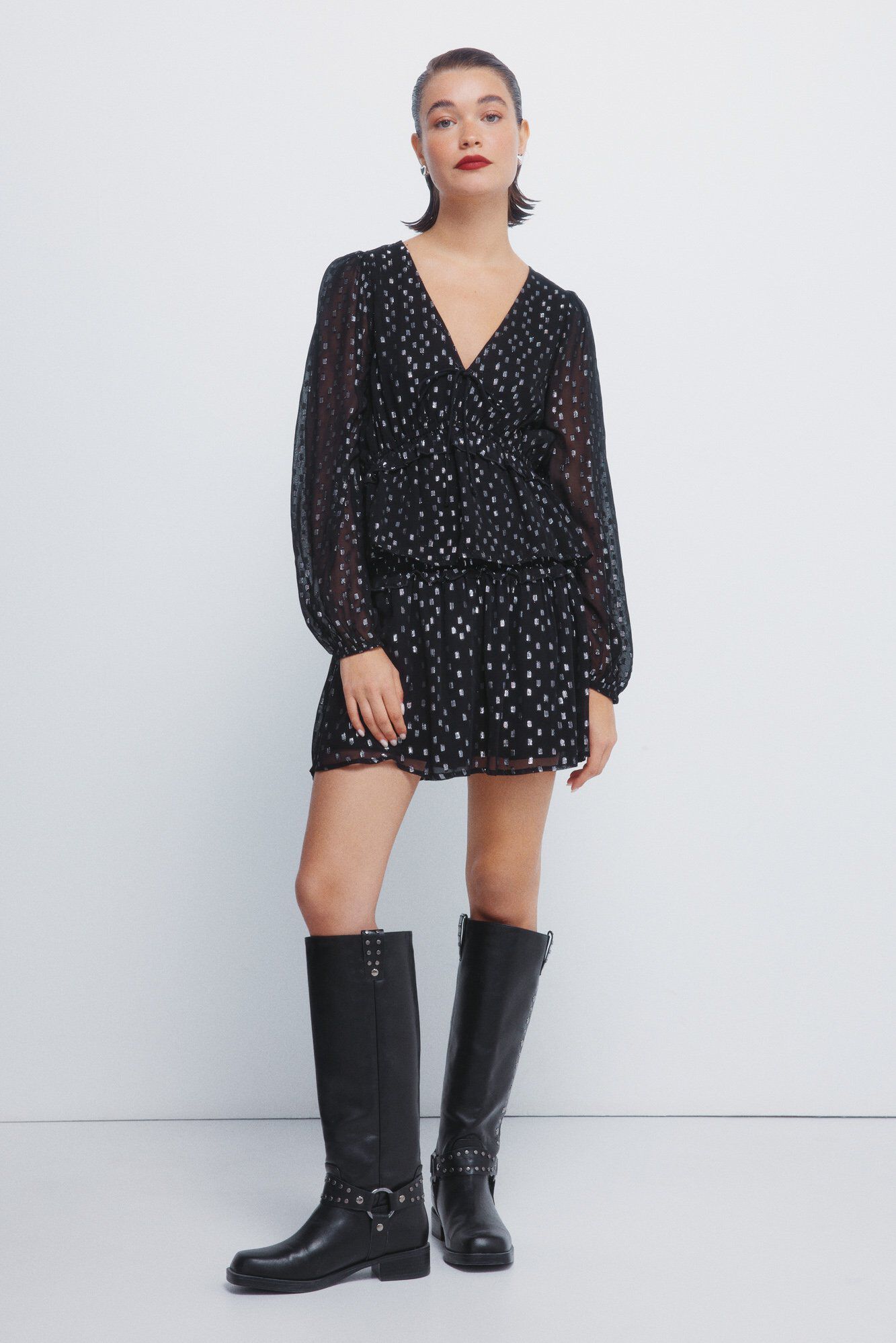 Conjunto de falda y jersey