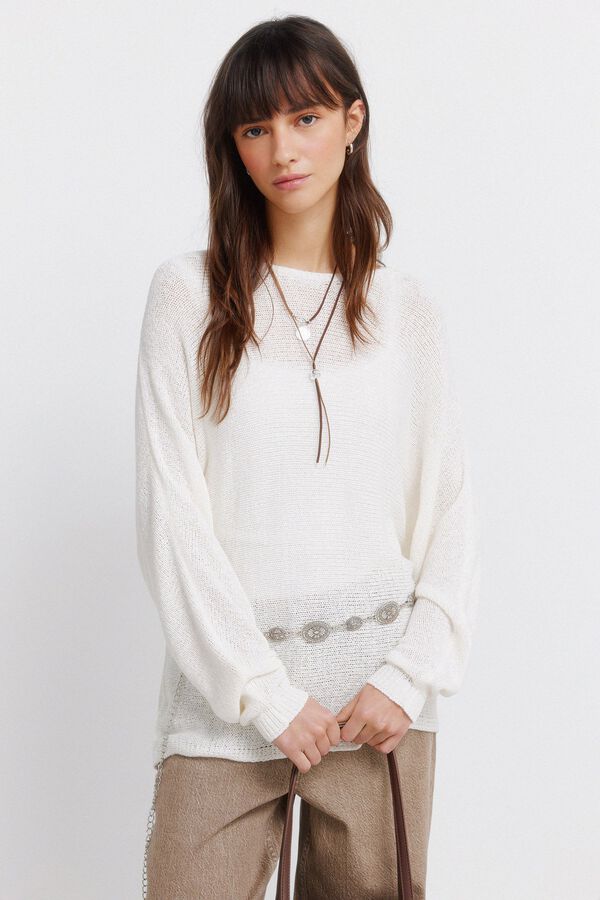 Scarf, jeans and jumper set