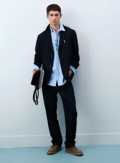 Ensemble blazer et jeans