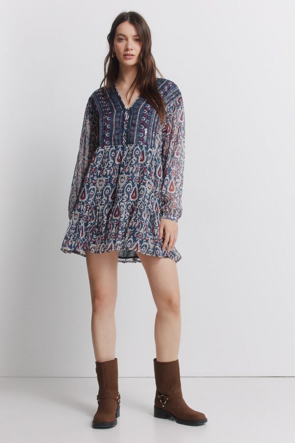 Conjunto de botas e vestido