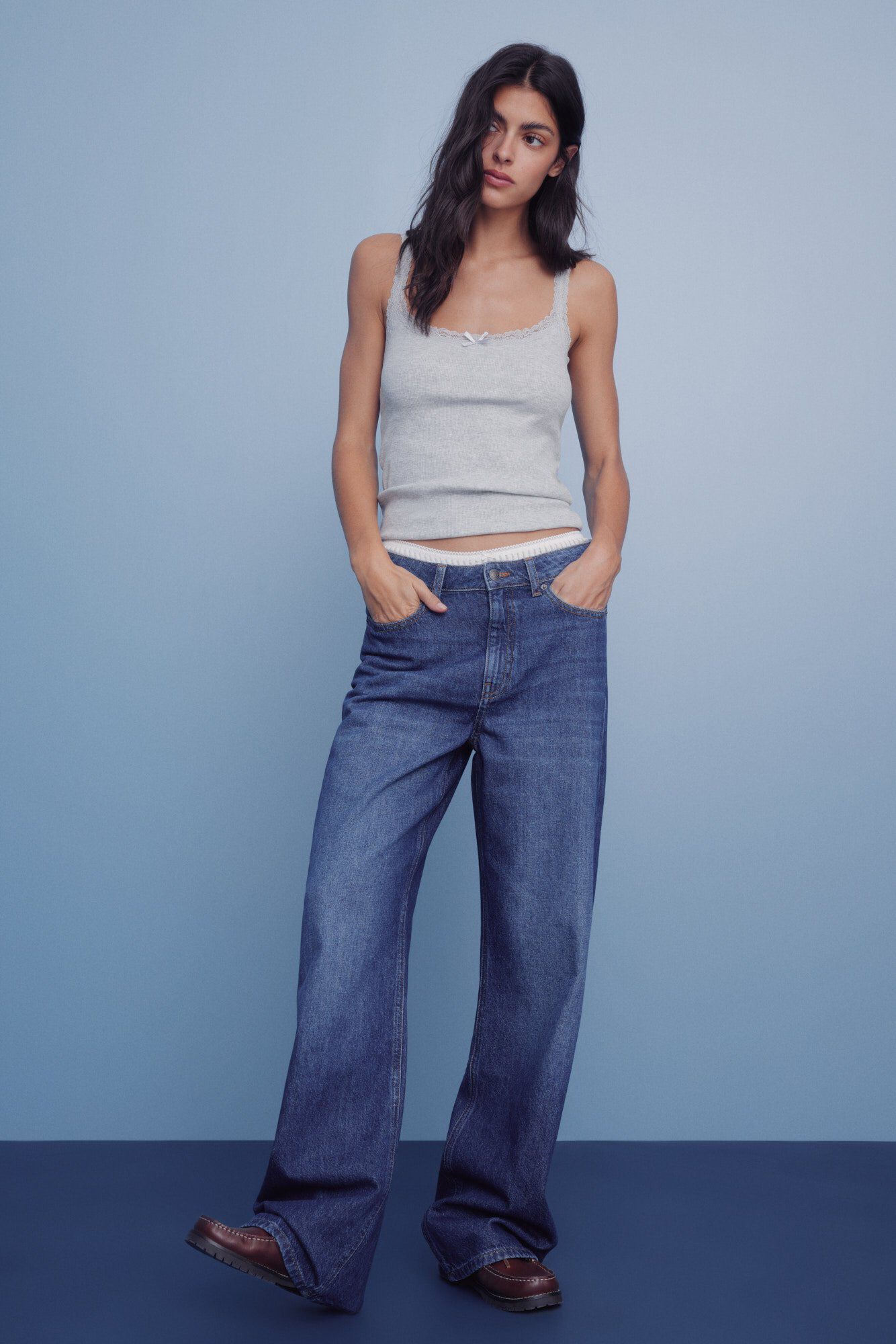 Conjunto de jeans y jersey