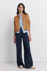 Conjunto de casaco, cal&ccedil;as e camisa