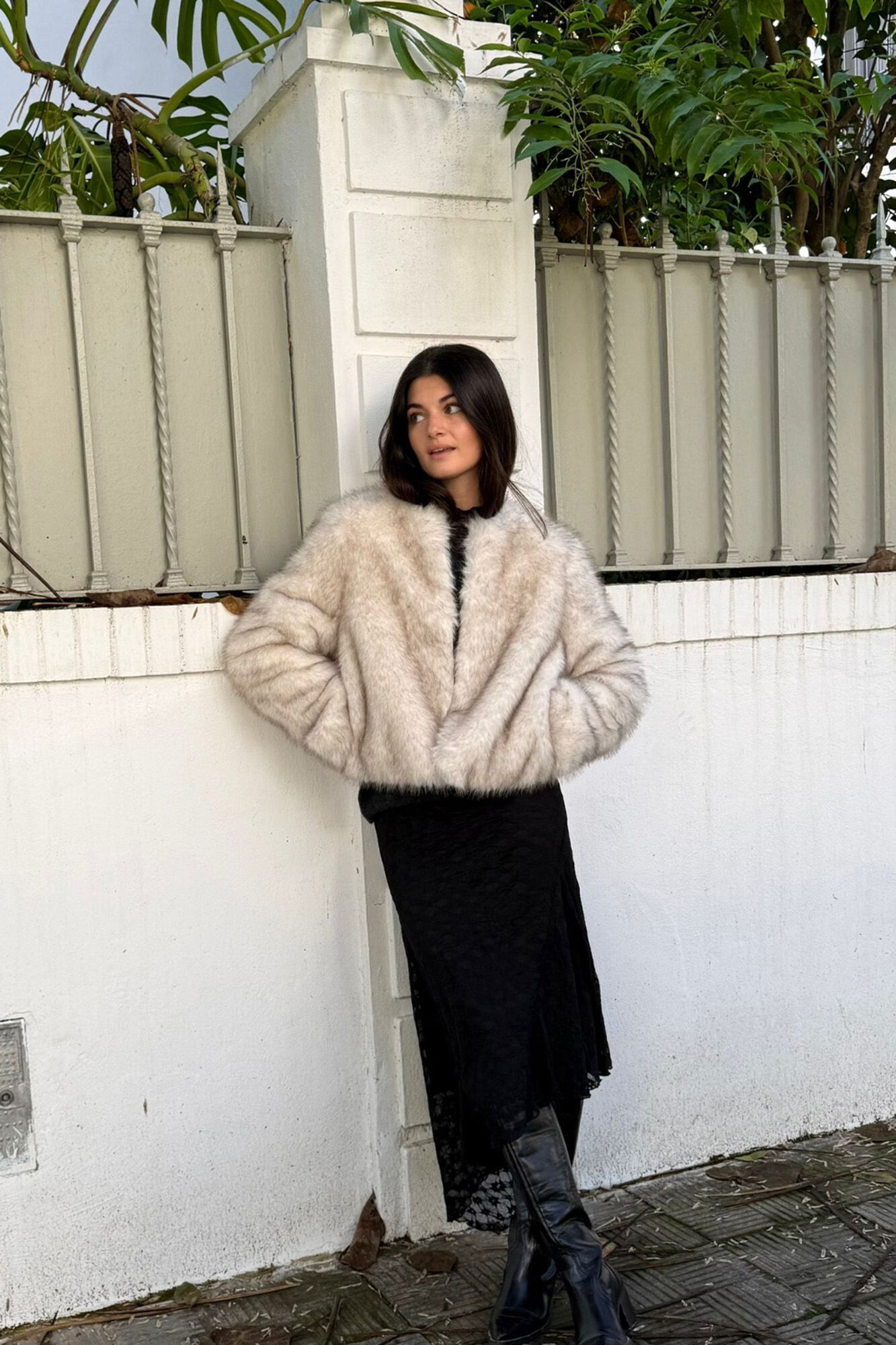 Dress, coat and jumper set