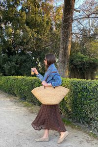 Conjunto de vestido, chaqueta, bolso y bailarina