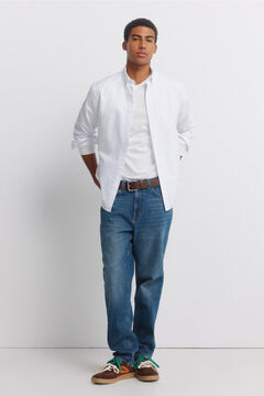 Conjunto de jeans e camisa