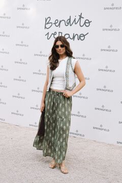Top, gilet and skirt set