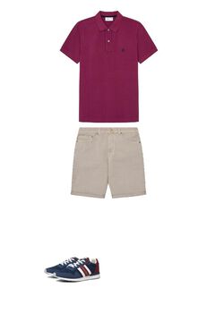 Shorts, shirt and trainers set