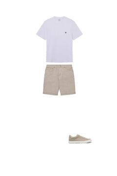 Shorts, t-shirt and trainer set
