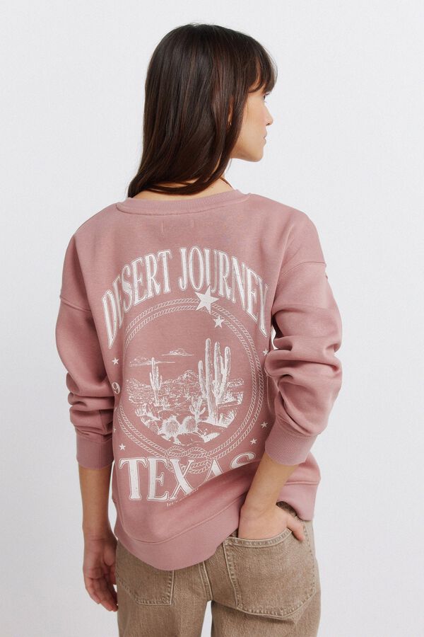 Conjunto de jeans e sweatshirt