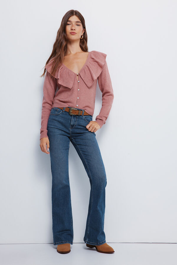 Jeans and cardigan set