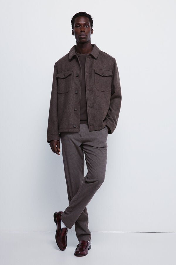 Trouser and overshirt set