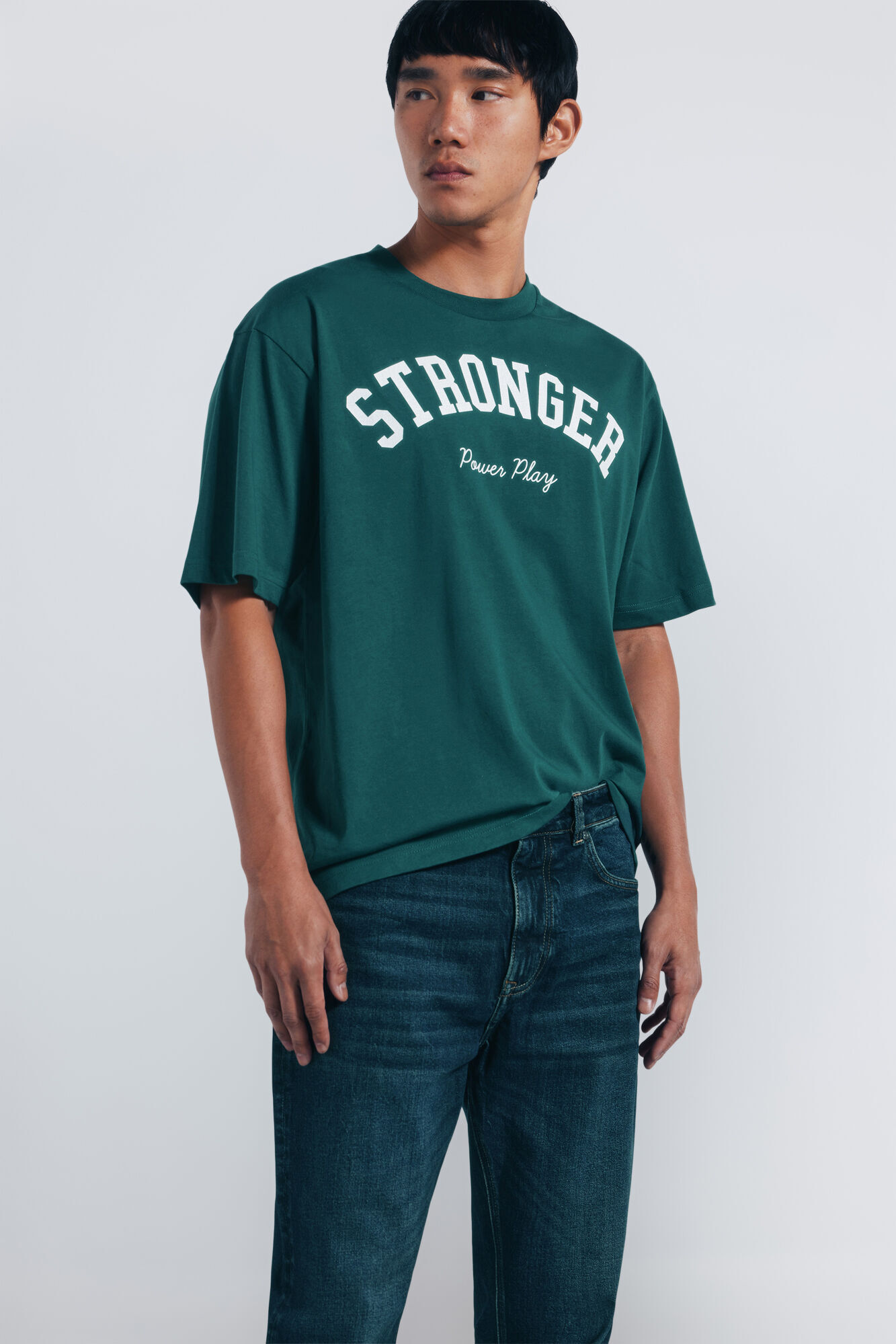 Conjunto de jeans e t-shirt