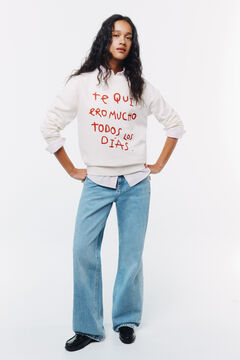 Conjunto de cal&ccedil;as, camisa e sweatshirt