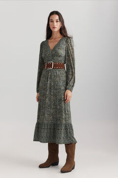 Conjunto de vestido y cintur&oacute;n