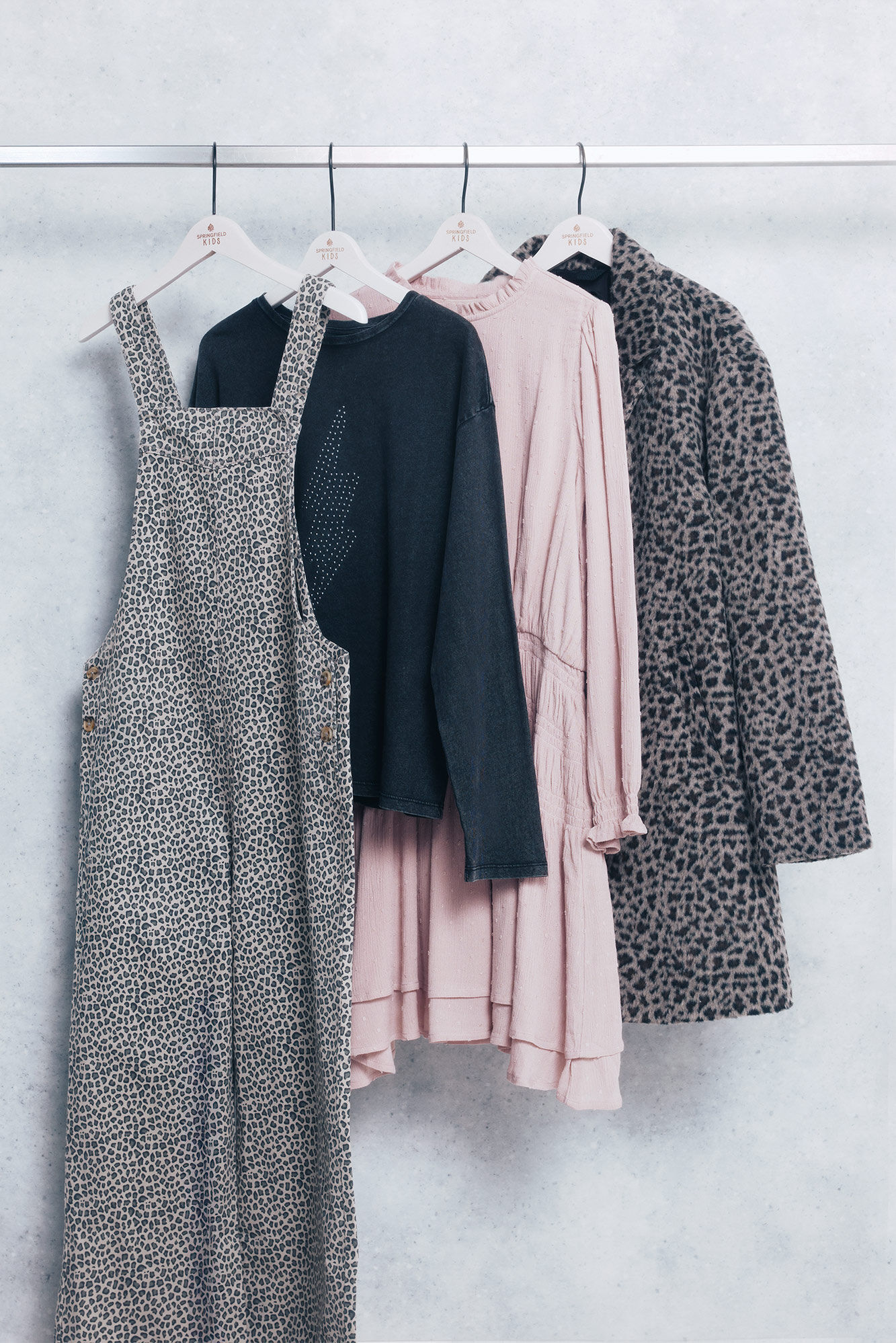 Bolts, girls, girls, jumpsuit and dress set