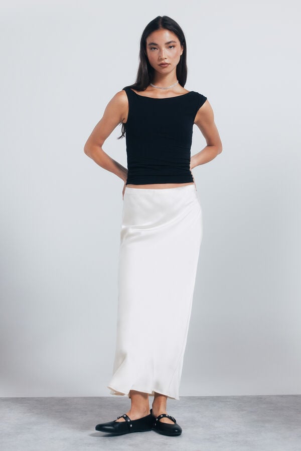 Coat, skirt and t-shirt set