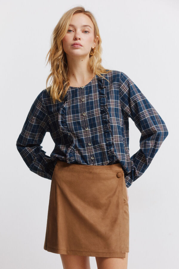 Conjunto de falda y blusa