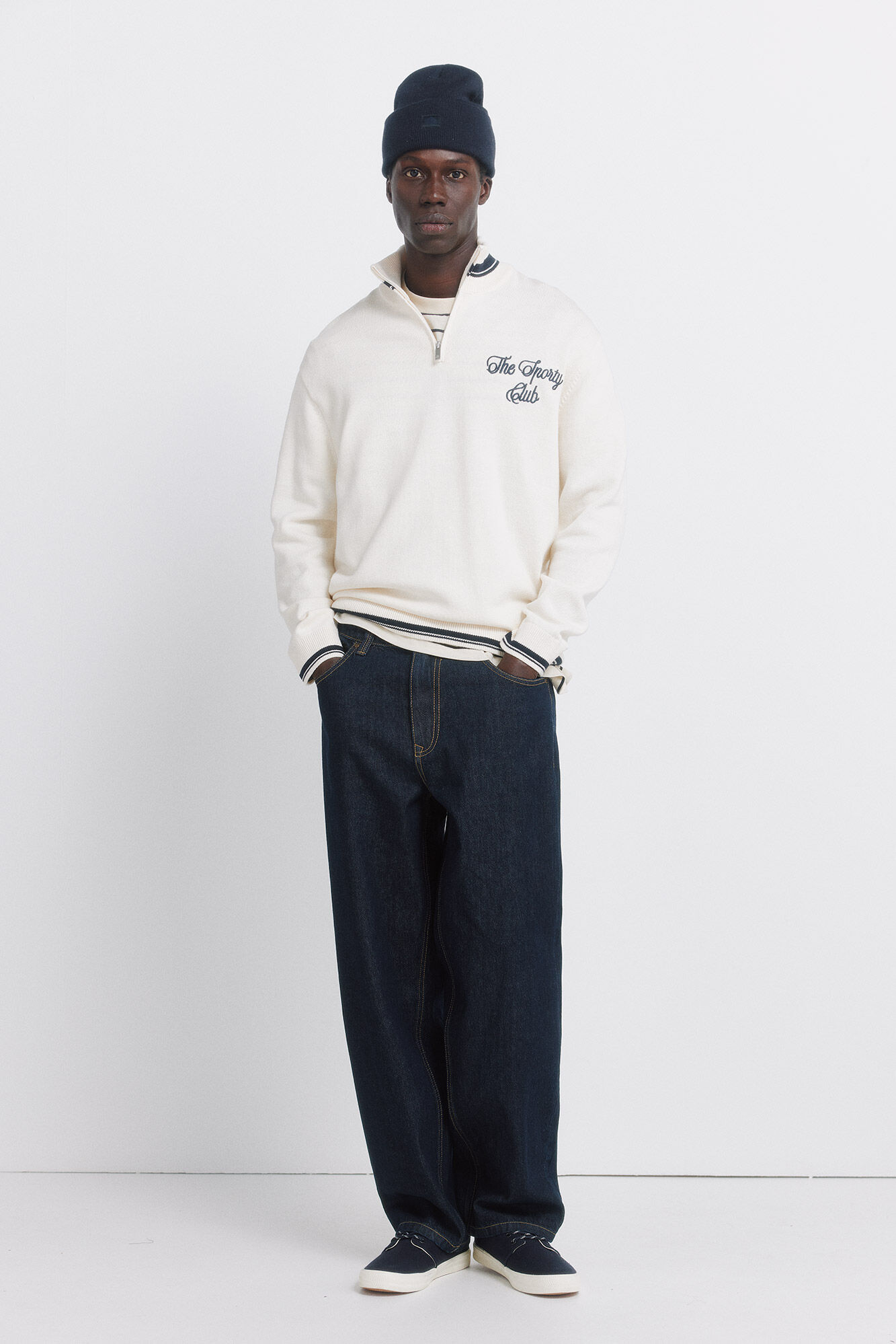 Conjunto de jeans y jersey