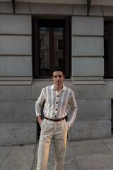 Trousers and cardigan set