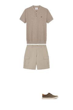 Jumper, trainer and shorts set