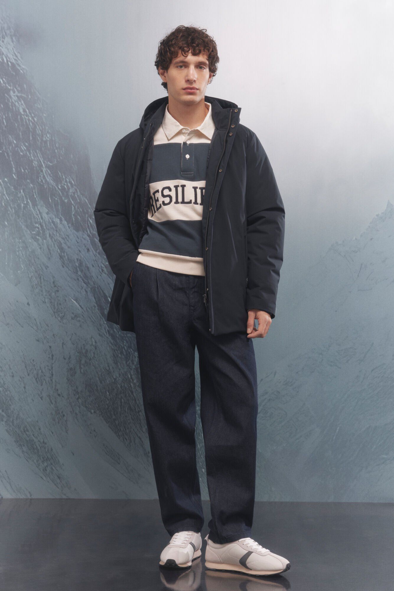 Conjunto de cal&ccedil;as e parka