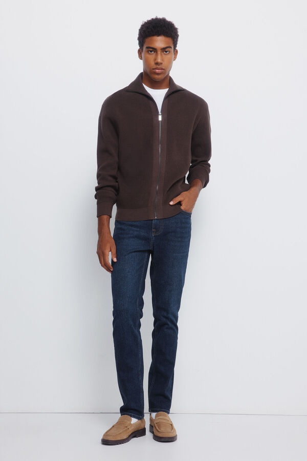 Jeans and cardigan set