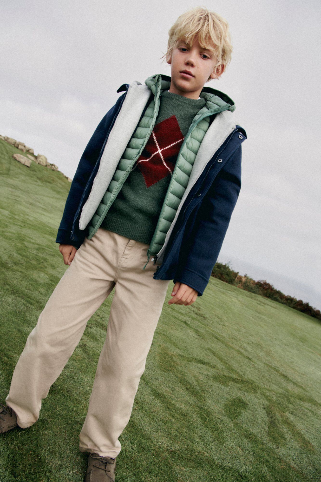 Boys, trousers and child set