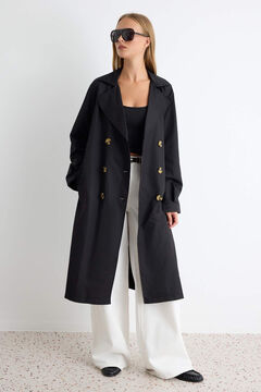 Conjunto de trench y pantal&oacute;n