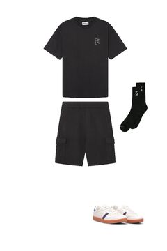 Trainer, shorts, socks and t-shirt set