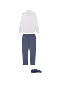 Shirt, trousers and espadrille set