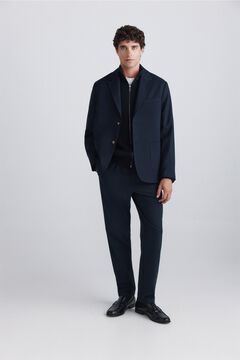 Ensemble blazer et jeans