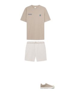 Shorts, t-shirt and trainer set