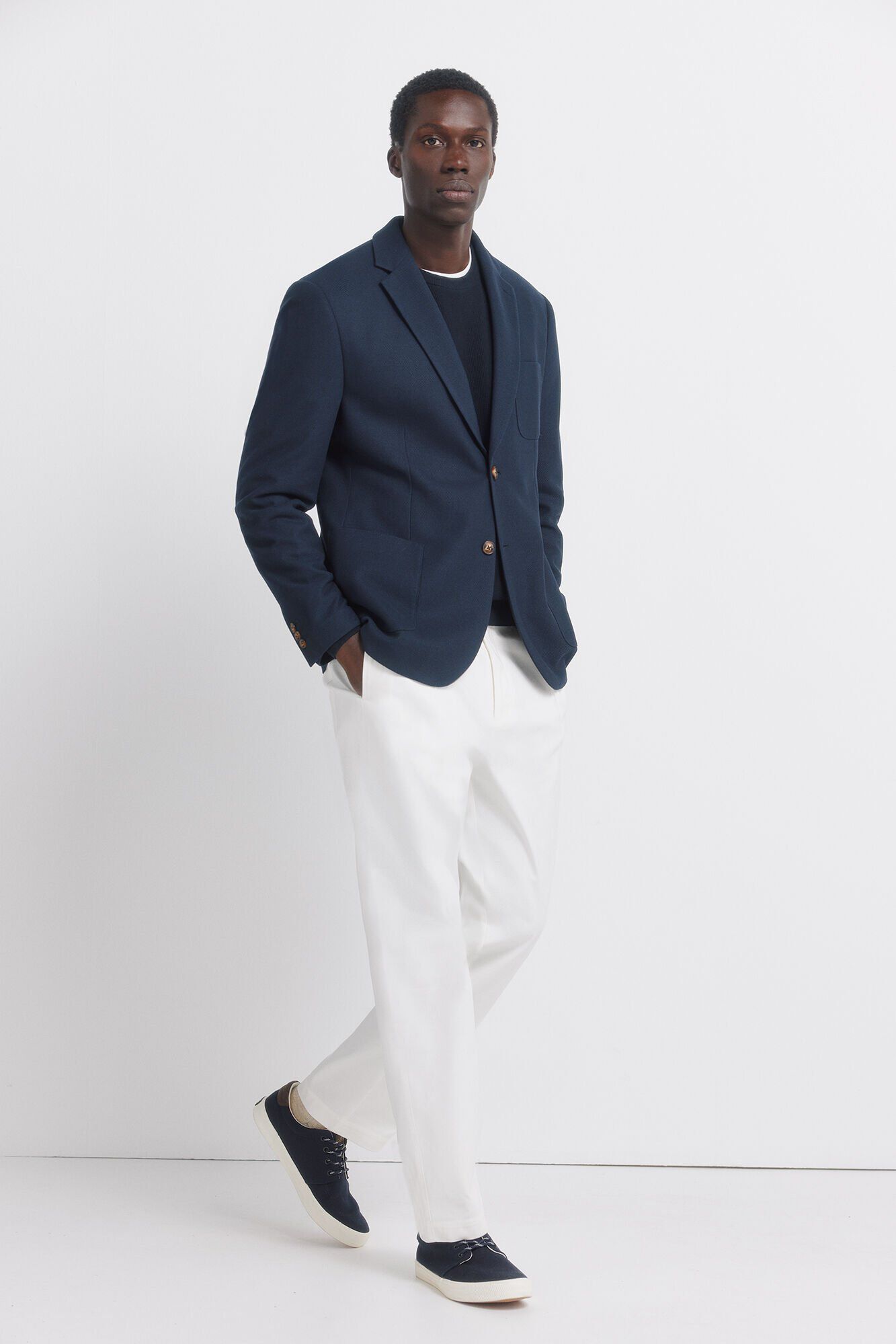 Conjunto de blazer, pantal&oacute;n y jersey