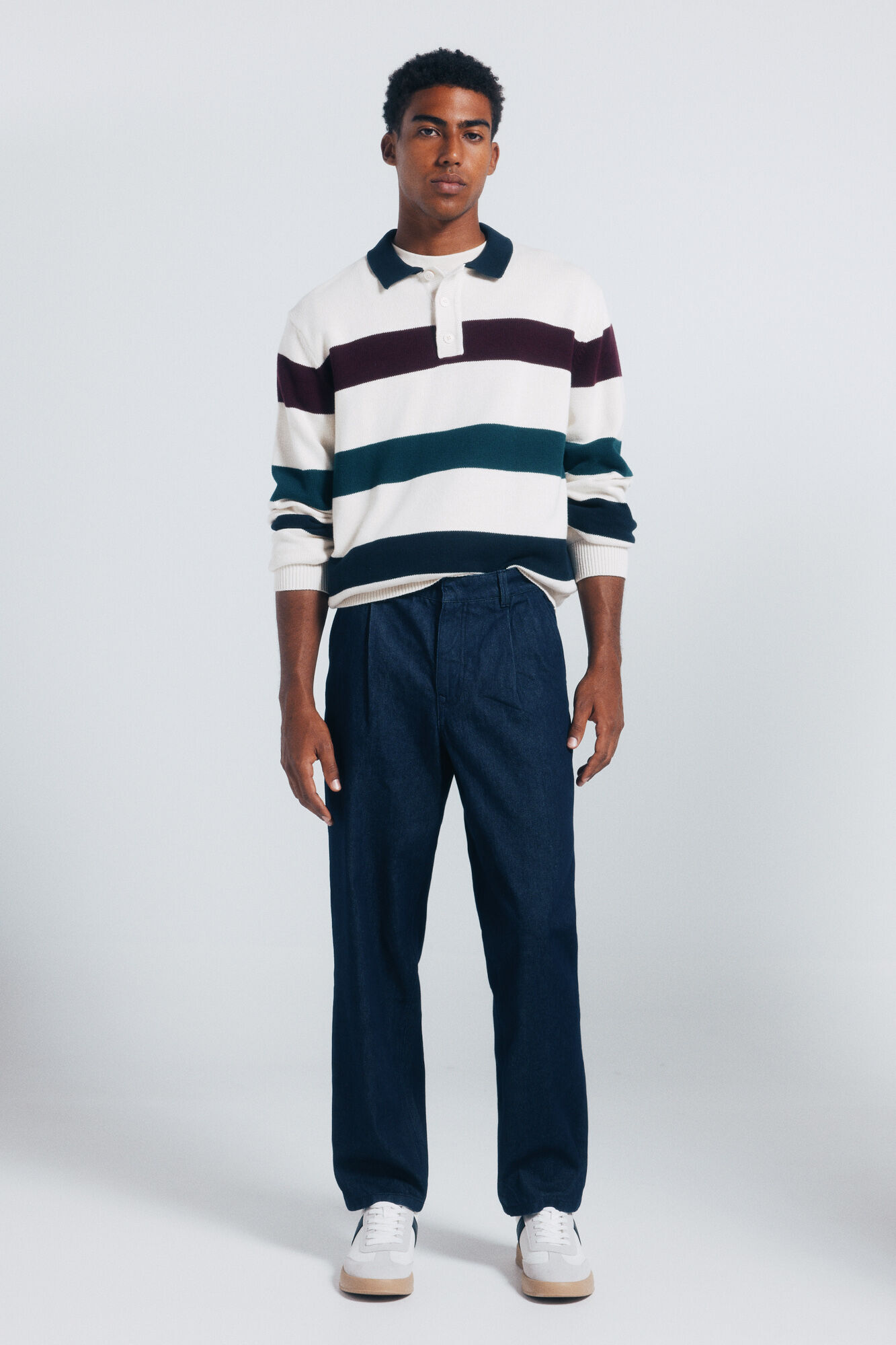 Conjunto de vaquero y jersey