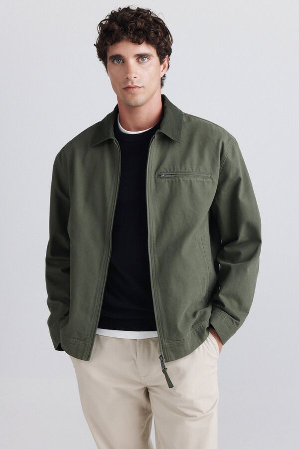 Jacket, chinos and jumper set