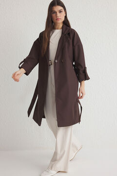 Conjunto de jersey, gabardina y pantalones