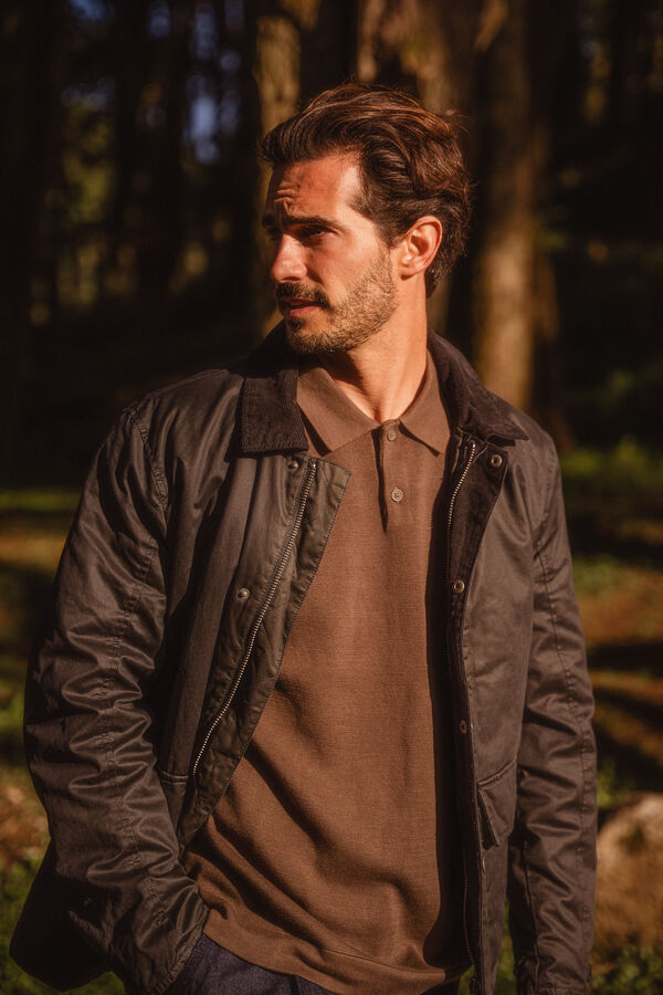 Pants, buttons and jacket set