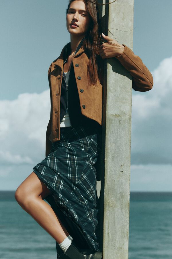 Boot, buttons and jeans set