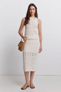 Conjunto de top y falda