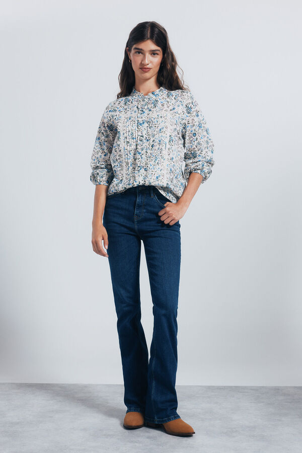 Jeans and blouse set