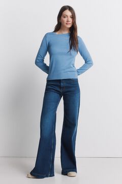 Conjunto de jeans e camisola