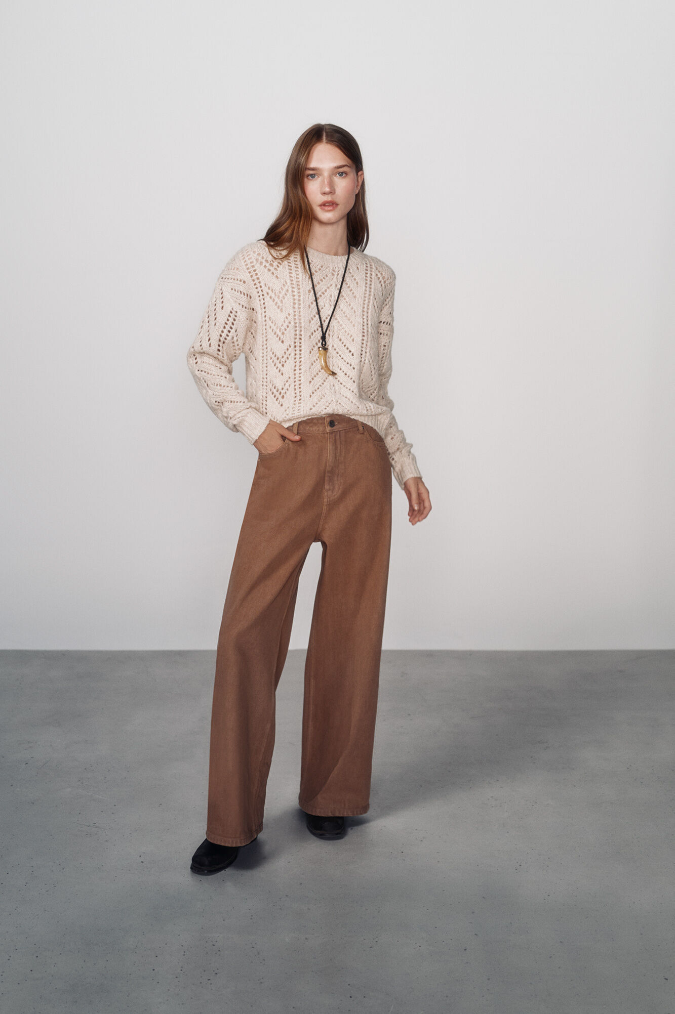 Conjunto de jeans y jersey