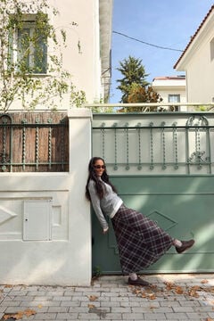 Sneakers and skirt set