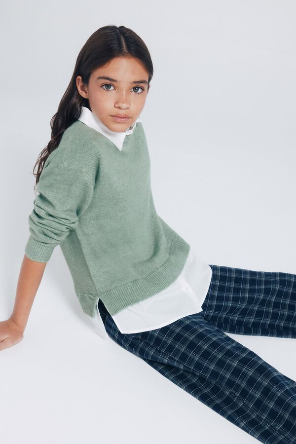 Conjunto de cal&ccedil;a e blusa