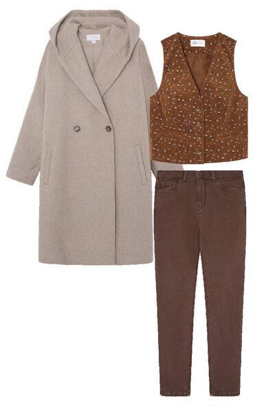 Coat, waistcoat and jeans set