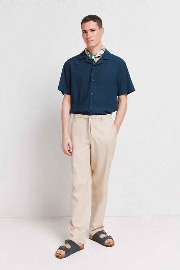 Overshirt, trousers and shirt set